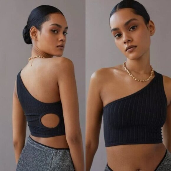 Urban outfitters Out From Under Juniper Cutout One Shoulder Bra Top size XS/S - Picture 1 of 5